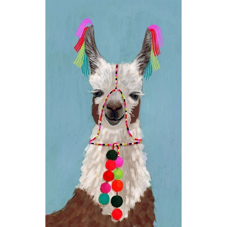 Adorned Llama I Poster Print - Victoria Borges-VARPDX124134Z Image 1