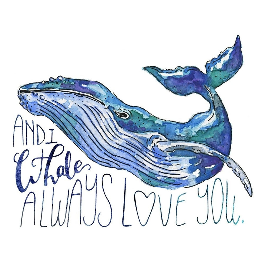 Whale Love I Poster Print - Catherine McGuire-VARPDX124232D Image 1