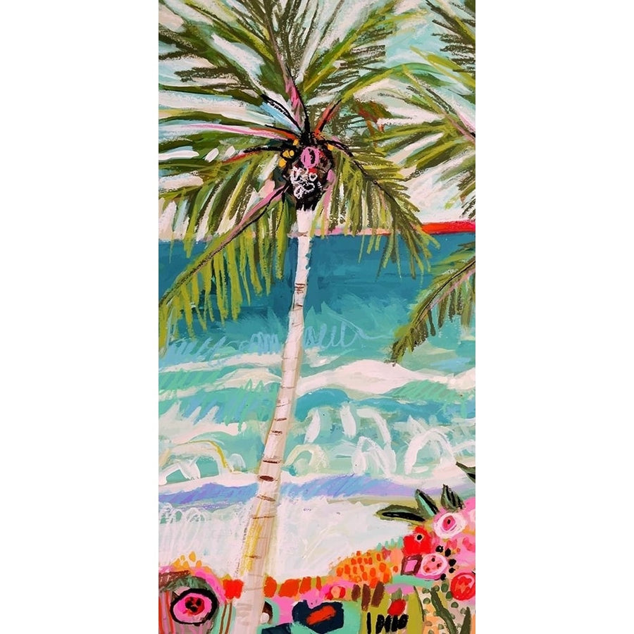 Palm Tree Wimsy I Poster Print - Karen Fields-VARPDX124458D Image 1