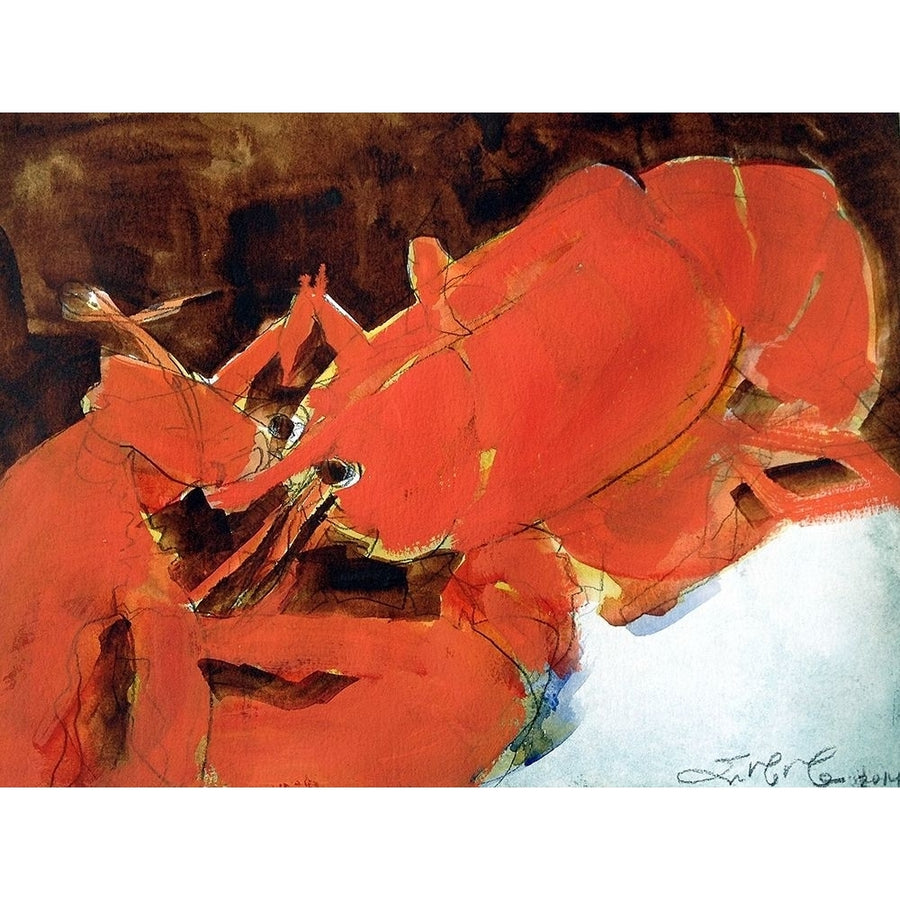 Abstract Lobster II Poster Print - Erin McGee Ferrell-VARPDX124453Z Image 1