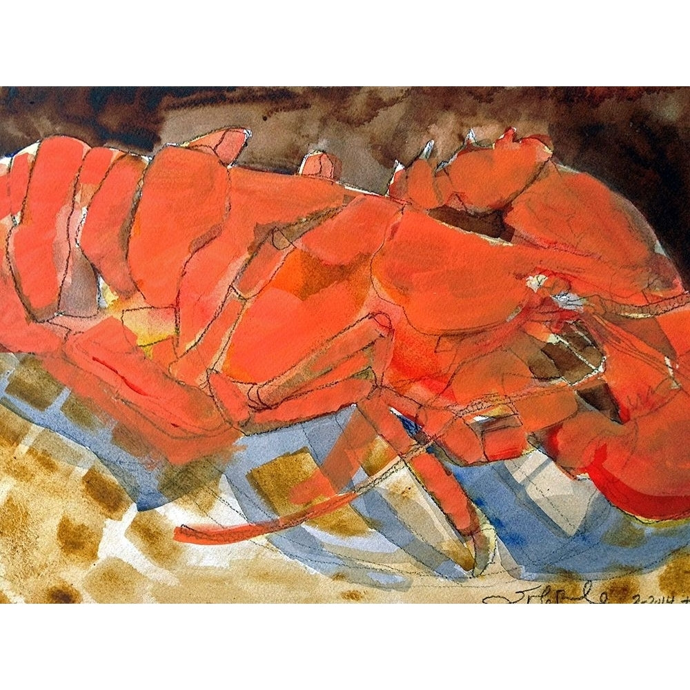 Abstract Lobster III Poster Print - Erin McGee Ferrell-VARPDX124454Z Image 1