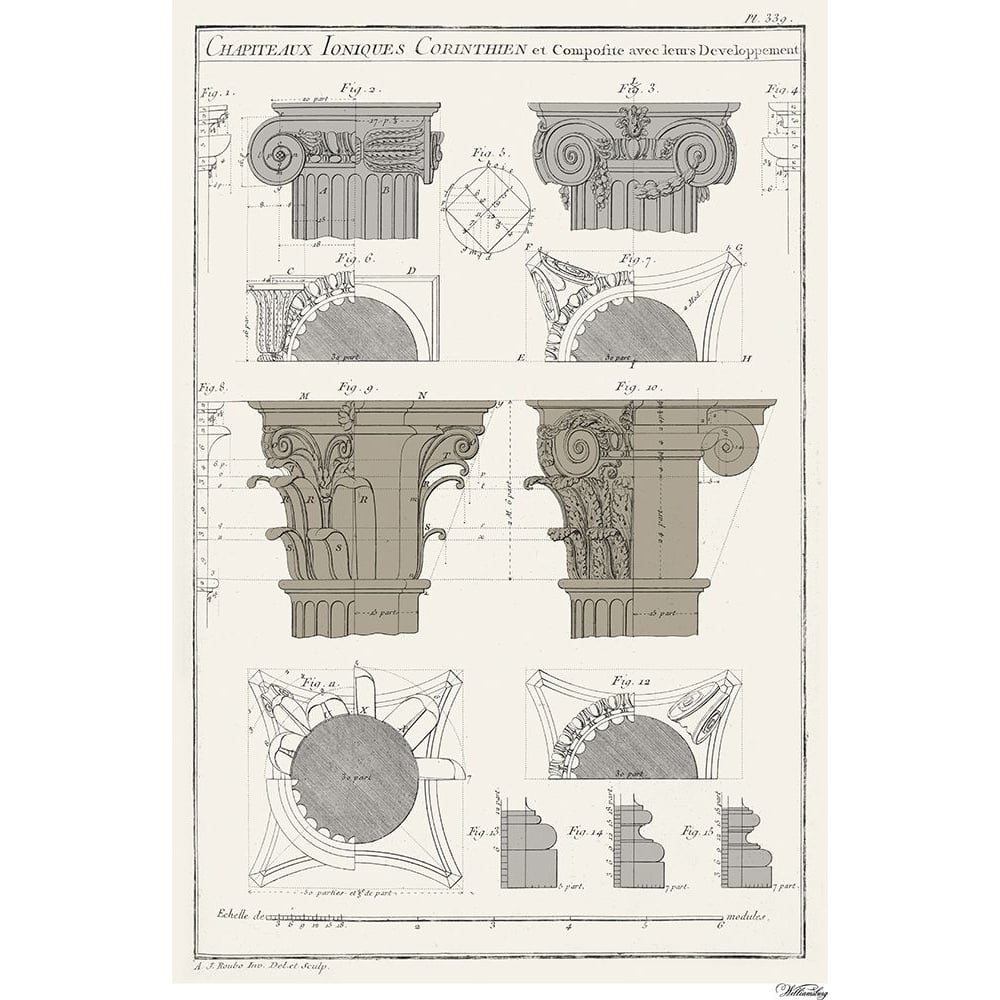 Survey of Architectural Design IV Poster Print - Studio Vision-VARPDX124485Z Image 1