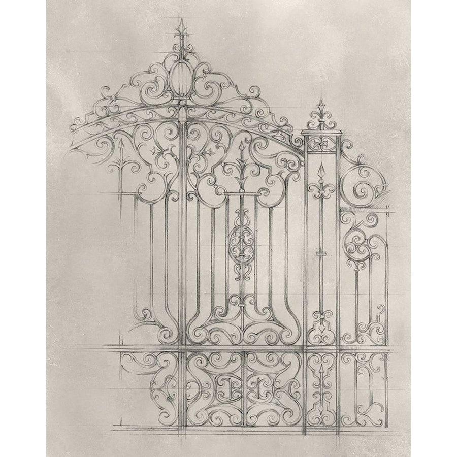 Iron Gate Design II Poster Print - Ethan Harper-VARPDX124872Z Image 1