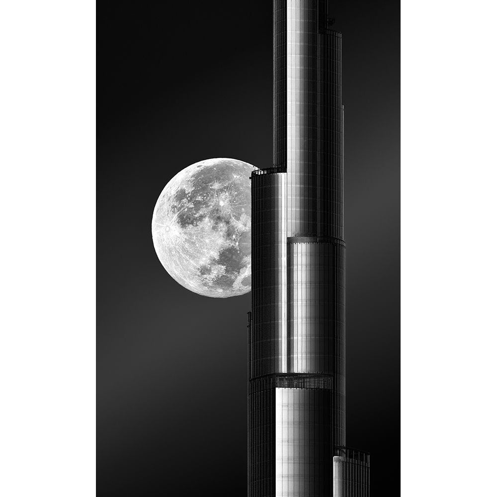 Super Moon Burjkhalifa Poster Print - Zohaib Anjum-VARPDX1248650 Image 1