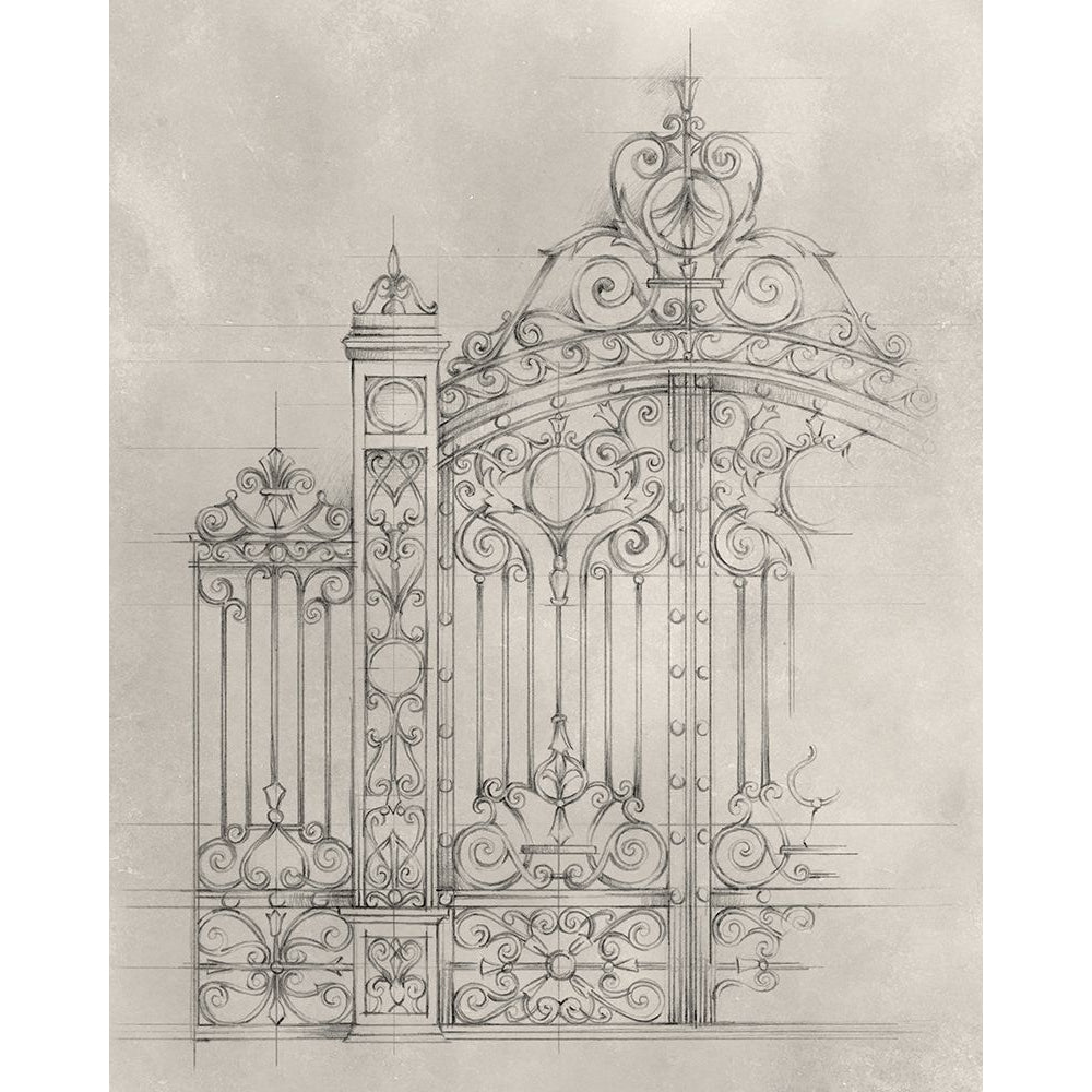 Iron Gate Design I Poster Print - Ethan Harper-VARPDX124871Z Image 1