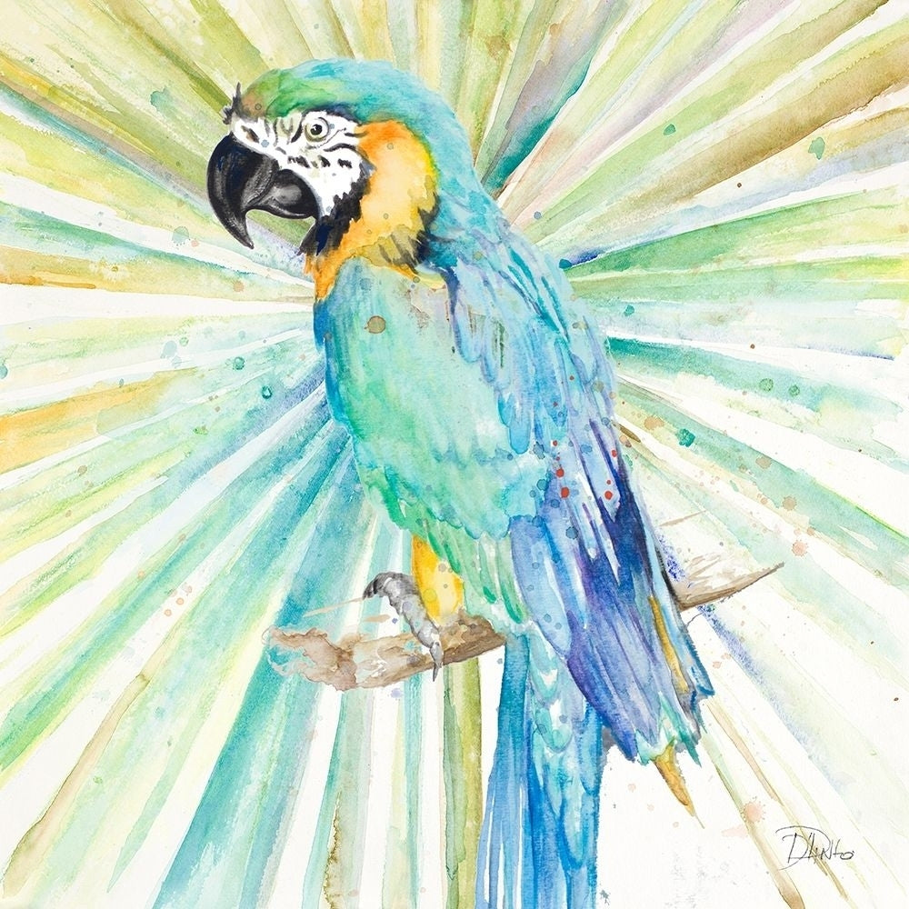 Bright Tropical Parrot Poster Print by Patricia Pinto-VARPDX12524F Image 1