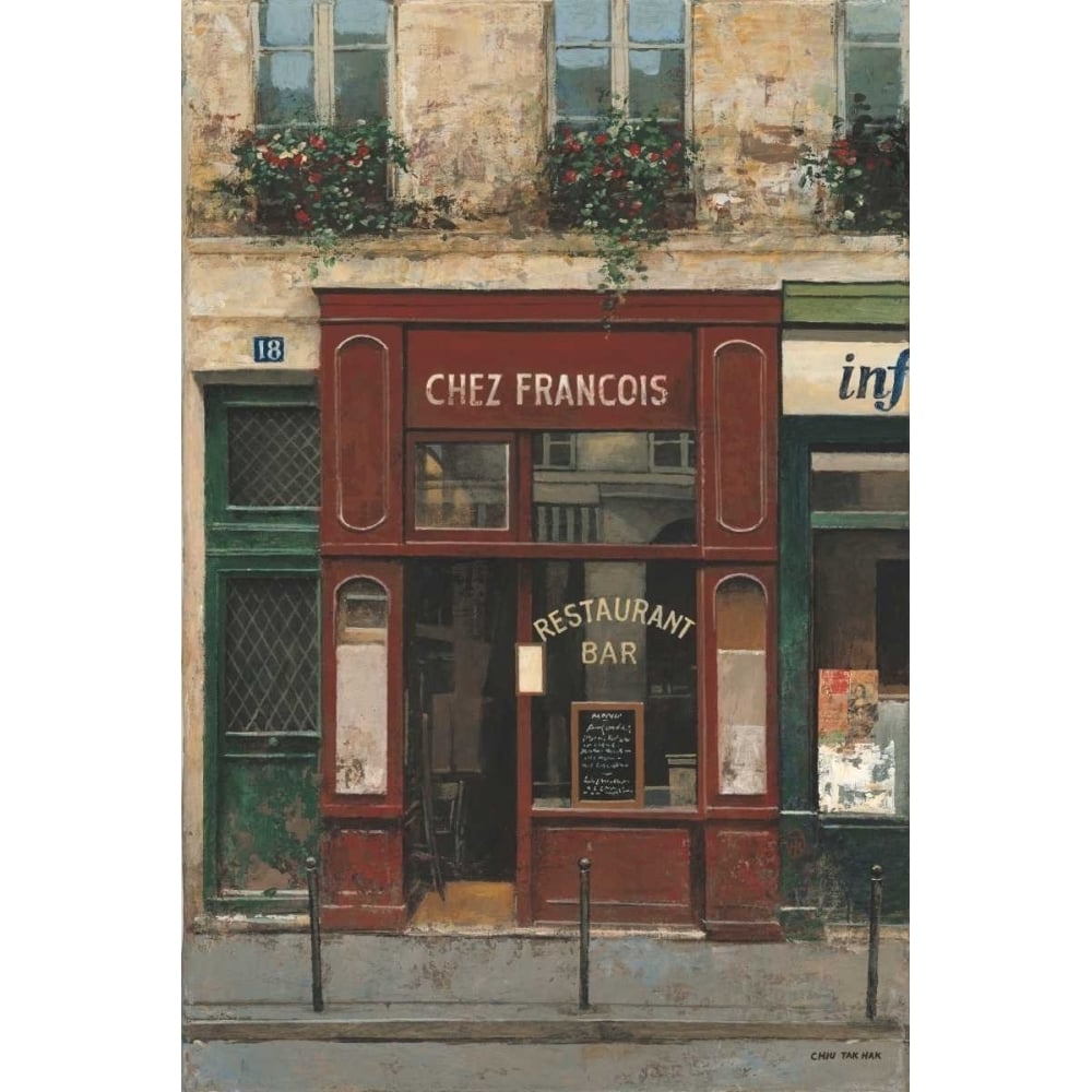 Chez Francois Poster Print by Chiu Tak Hak-VARPDX125HAK1001 Image 1