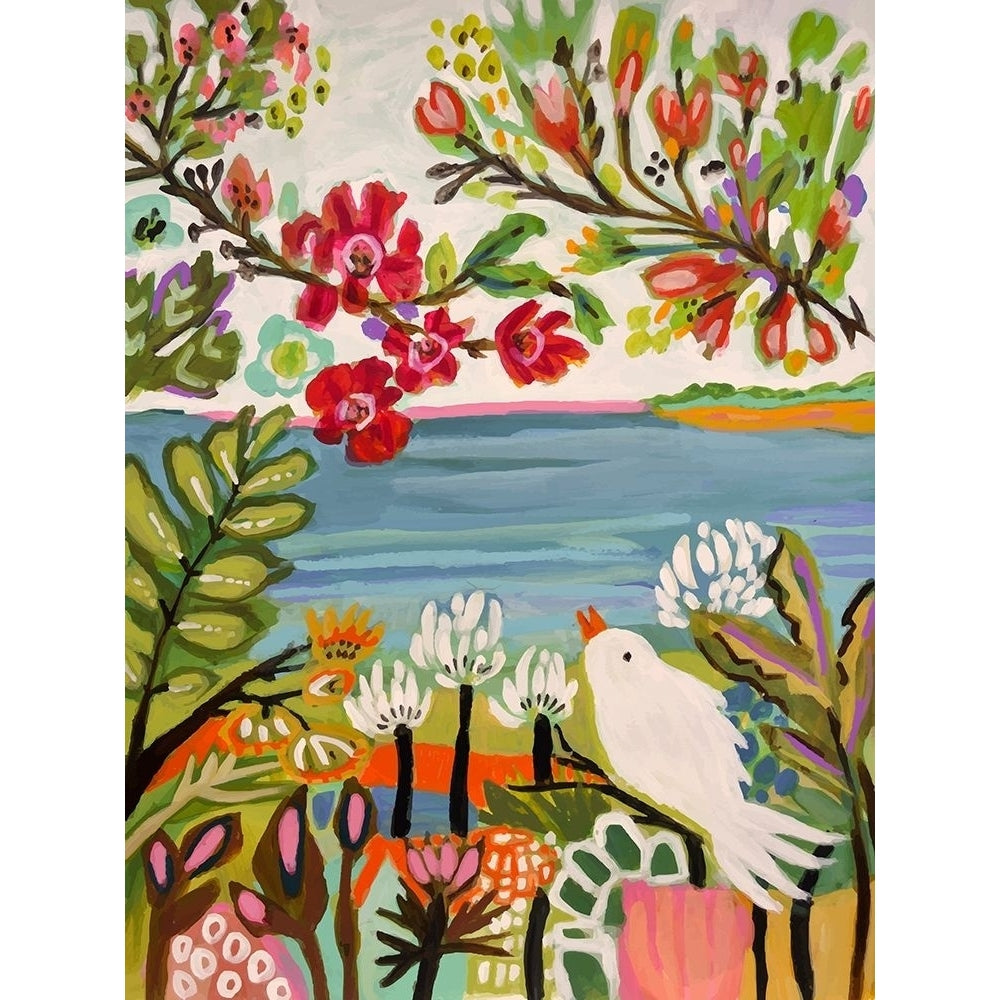 Birds in the Garden II Poster Print - Karen Fields-VARPDX126005GG Image 1