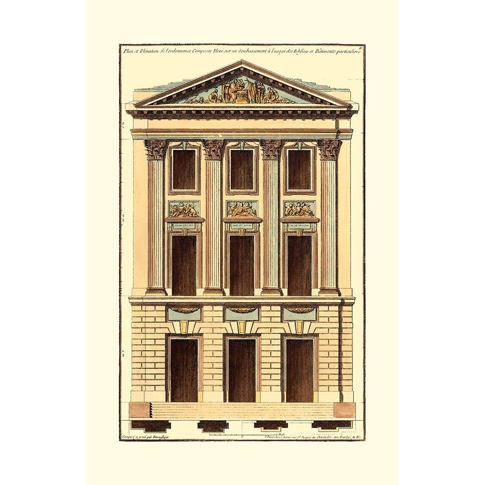 Architectural Facade I Poster Print - Deneufforge-VARPDX12638Z Image 1