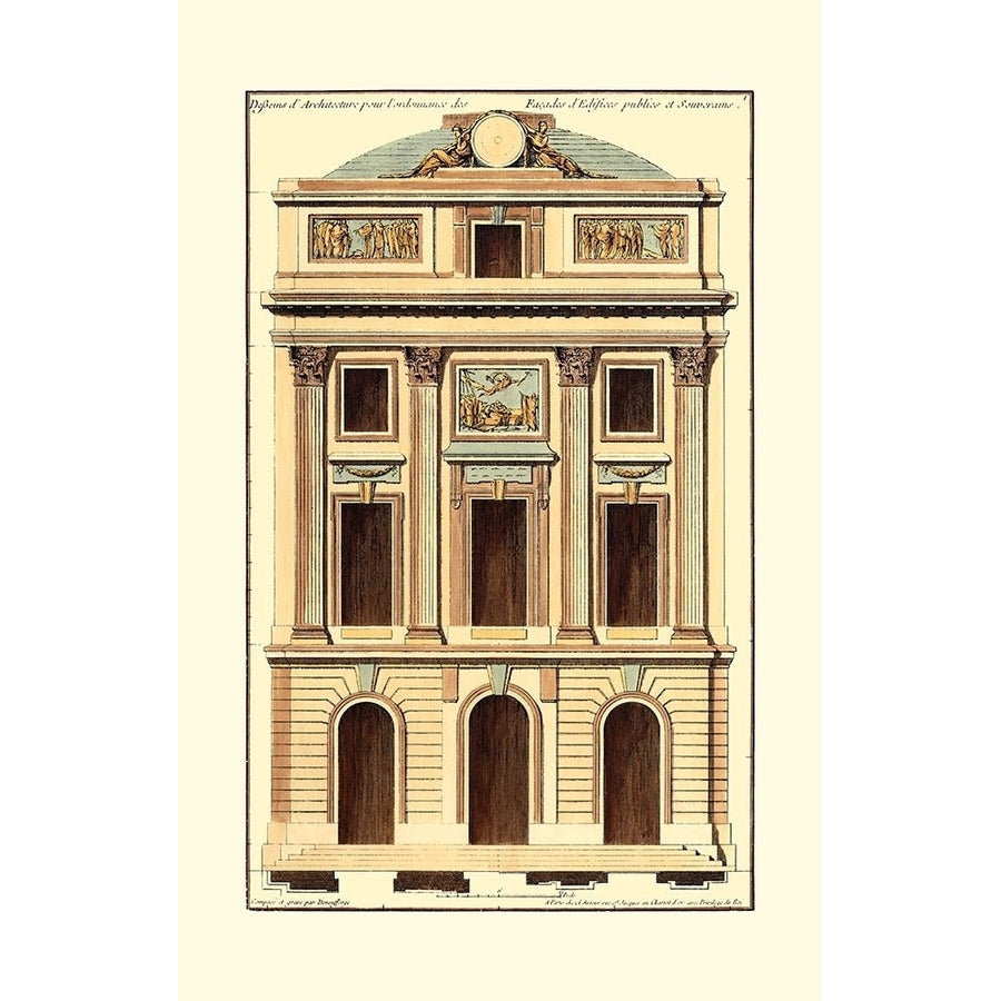 Architectural Facade II Poster Print - Deneufforge-VARPDX12639Z Image 1