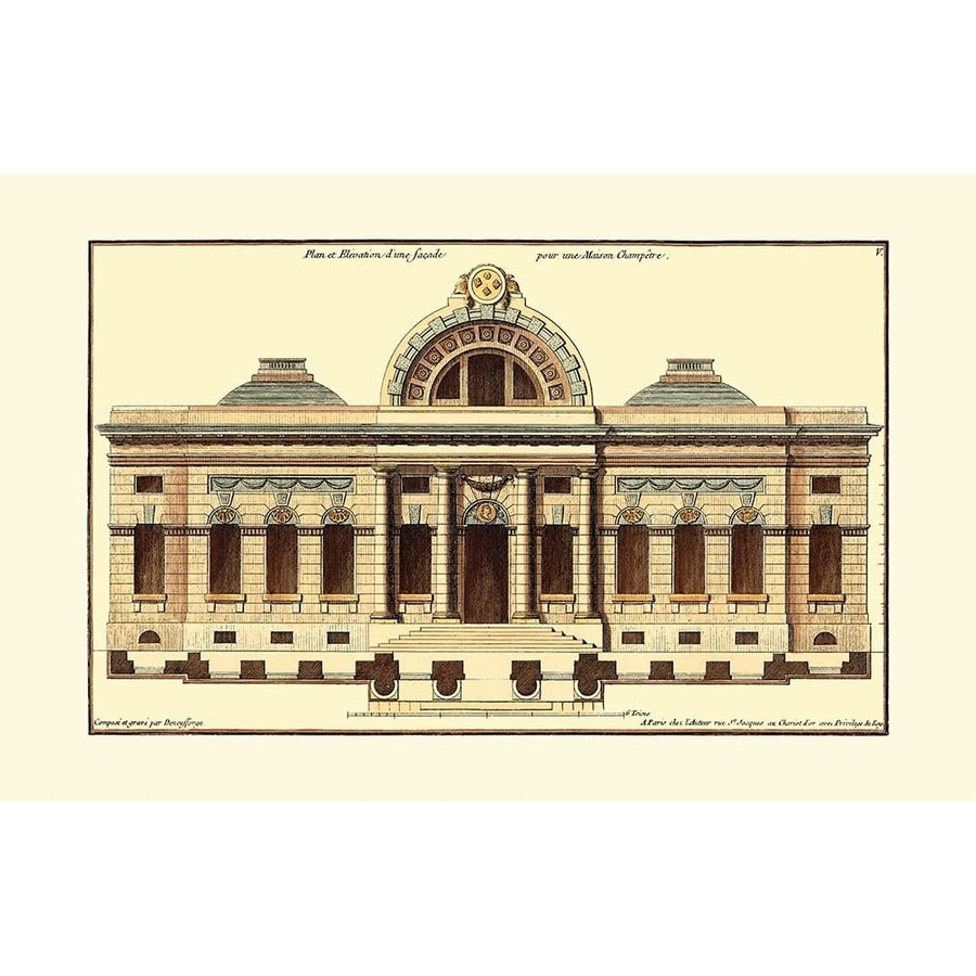 Architectural Facade III Poster Print - Deneufforge-VARPDX12640Z Image 1