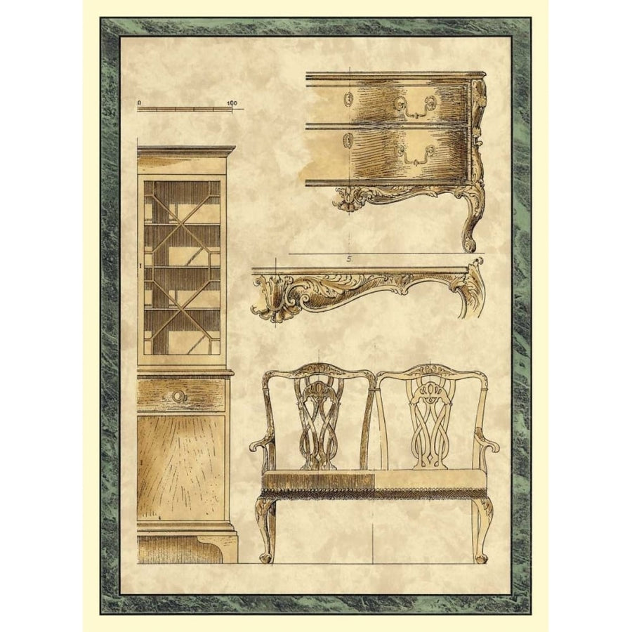 Chippendale Furniture I Poster Print - Studio Vision-VARPDX12654Z Image 1