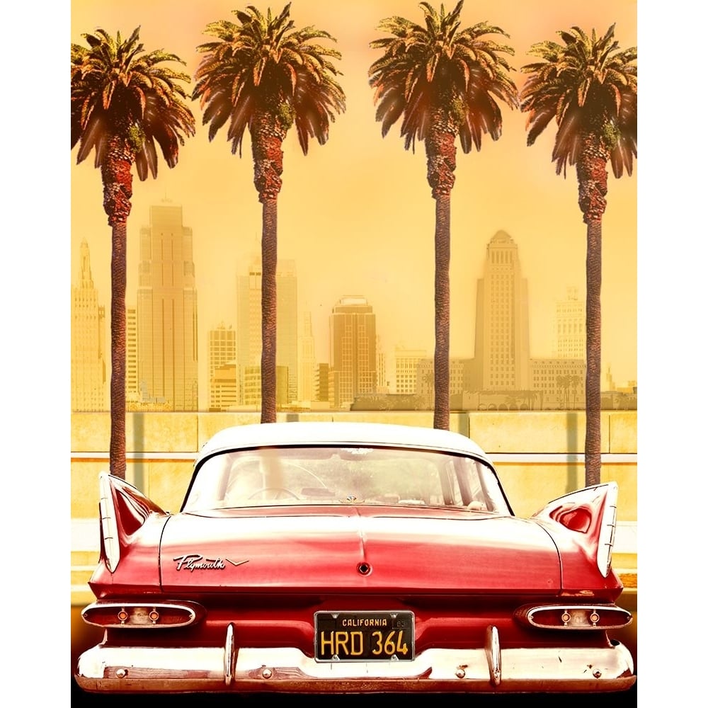 Plymouth Savoy With Palms Poster Print - Larry Butterworth-VARPDX1268593 Image 1