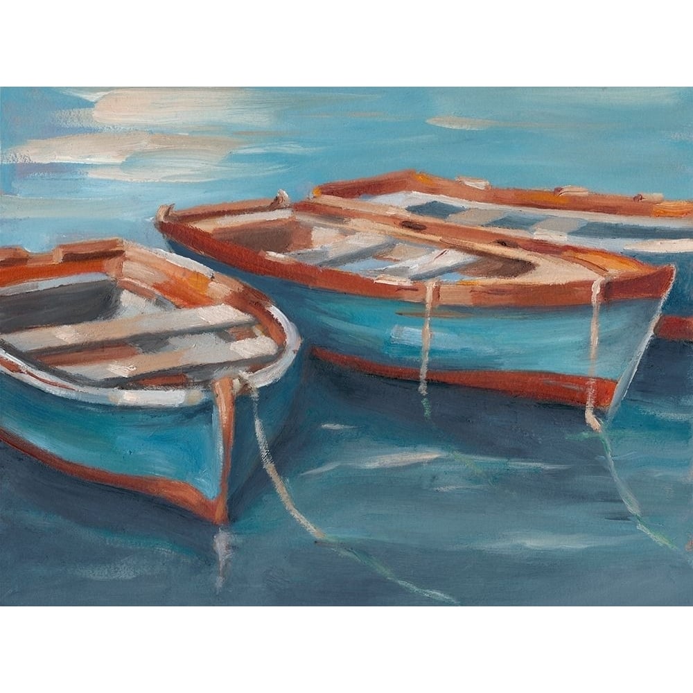 Tethered Row Boats II Poster Print - Ethan Harper-VARPDX126885FN Image 1