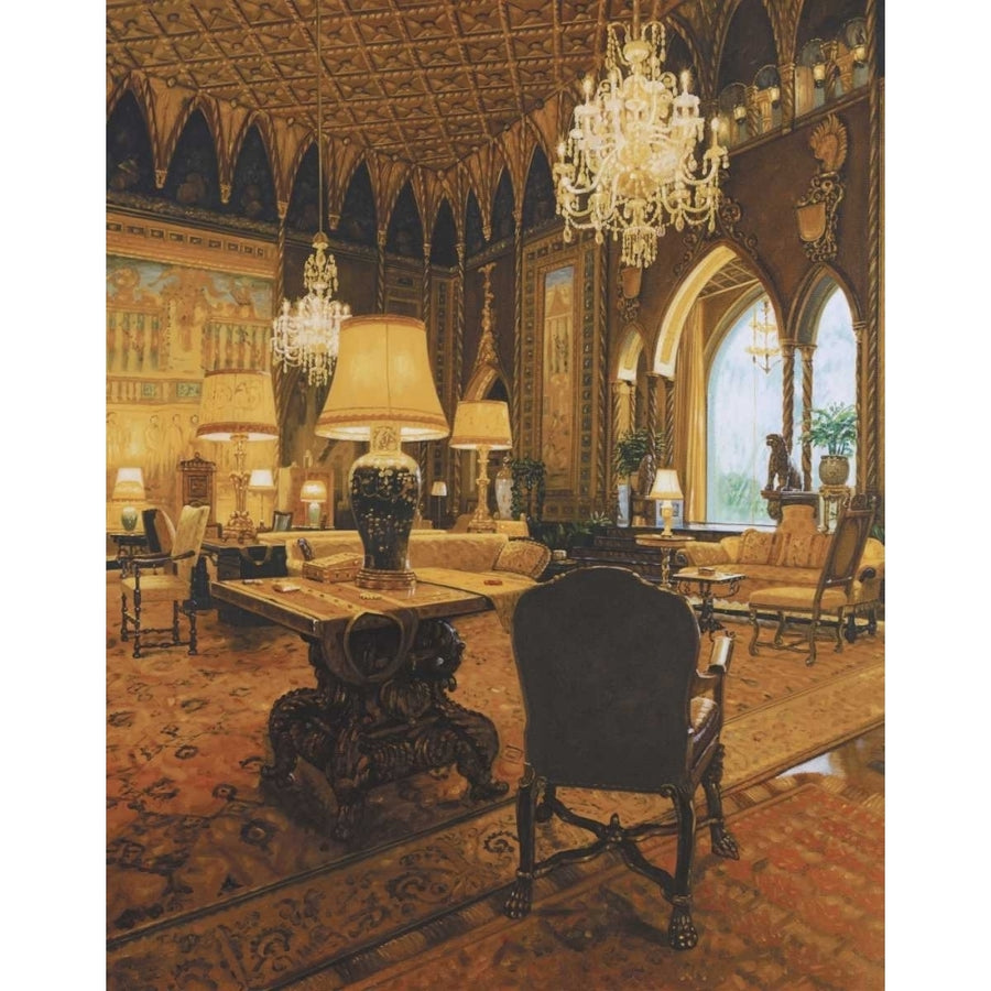 Gold Reading Room Poster Print by Lone-VARPDX127125 Image 1