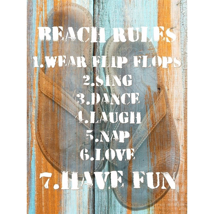 Beach Rules I Poster Print - NallSkip-VARPDX127195D Image 1