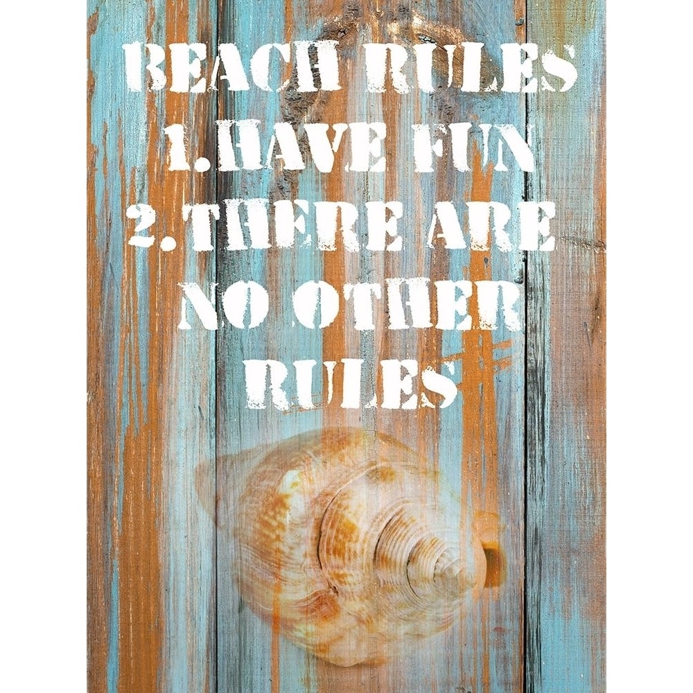 Beach Rules II Poster Print - NallSkip-VARPDX127196D Image 1