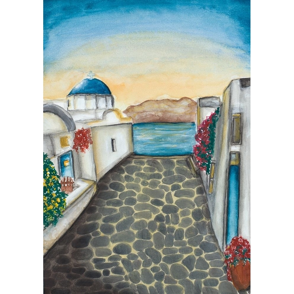 Santorini Poster Print by Amaya Bucheli-VARPDX12726M Image 1