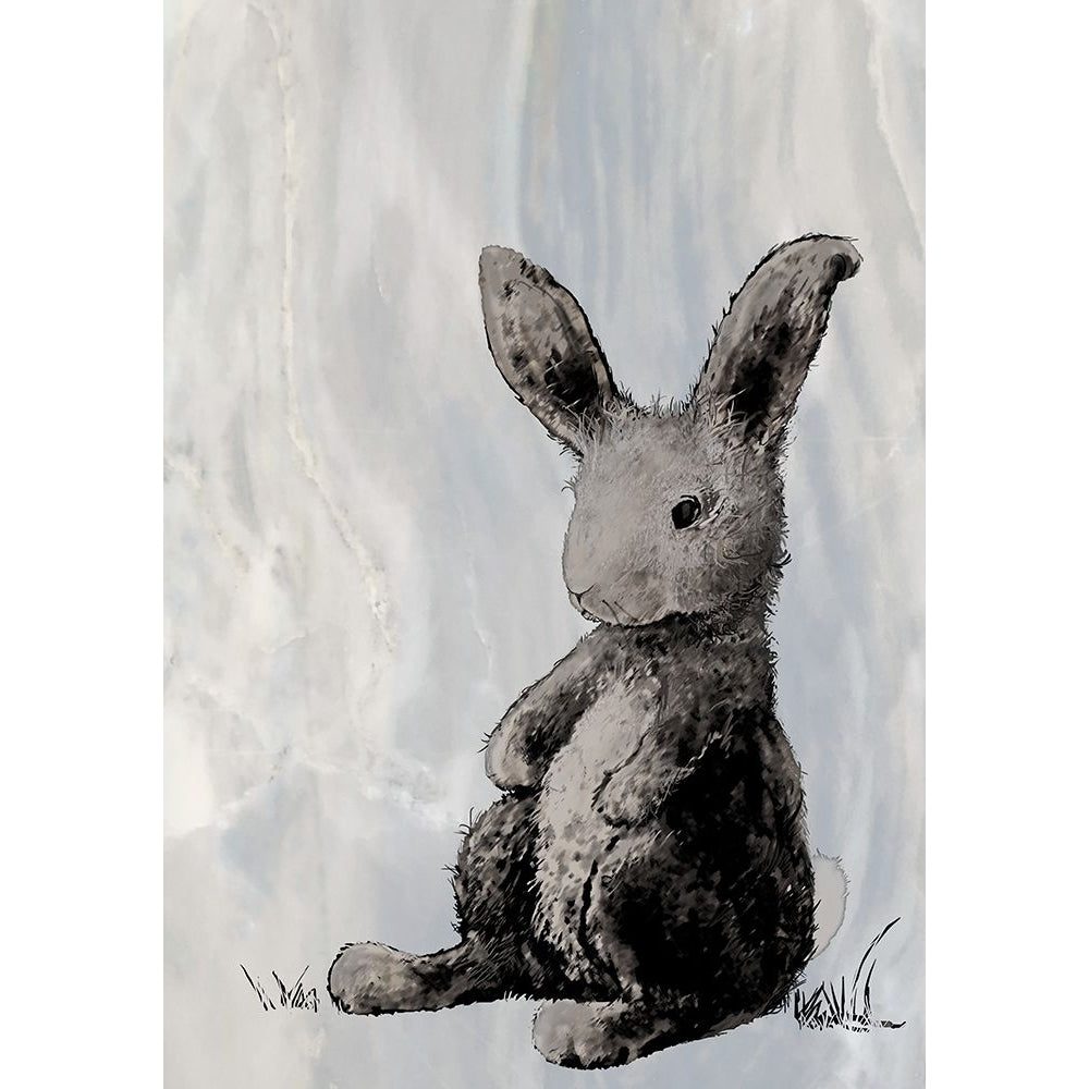 Bunny on Marble I Poster Print by Diannart-VARPDX12753D Image 1