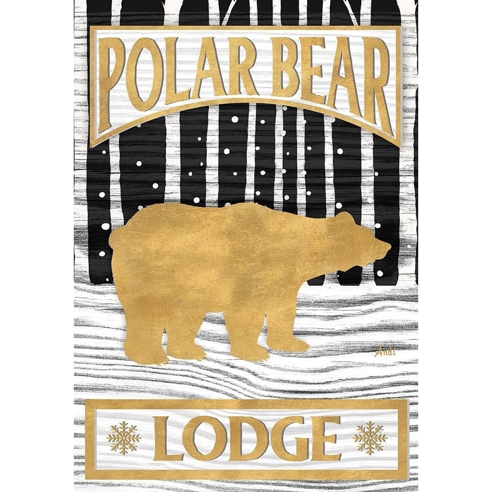 Winter Lodge Sign I Poster Print by Andi Metz-VARPDX12783 Image 1