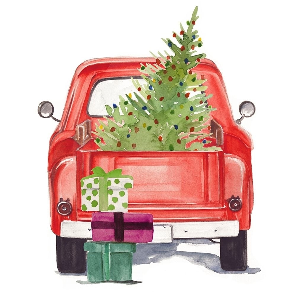 Christmas Cars III Poster Print - Jennifer Paxton Parker-VARPDX128238D Image 1