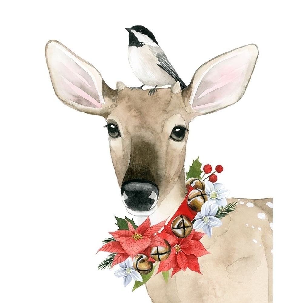 Deer Christmas II Poster Print - Grace Popp-VARPDX128304GG Image 1