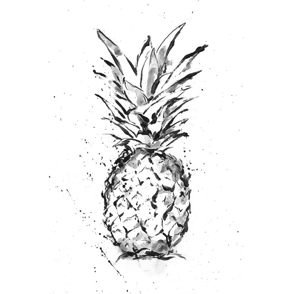 Pineapple Ink Study I Poster Print - Ethan Harper-VARPDX128825FEL Image 1