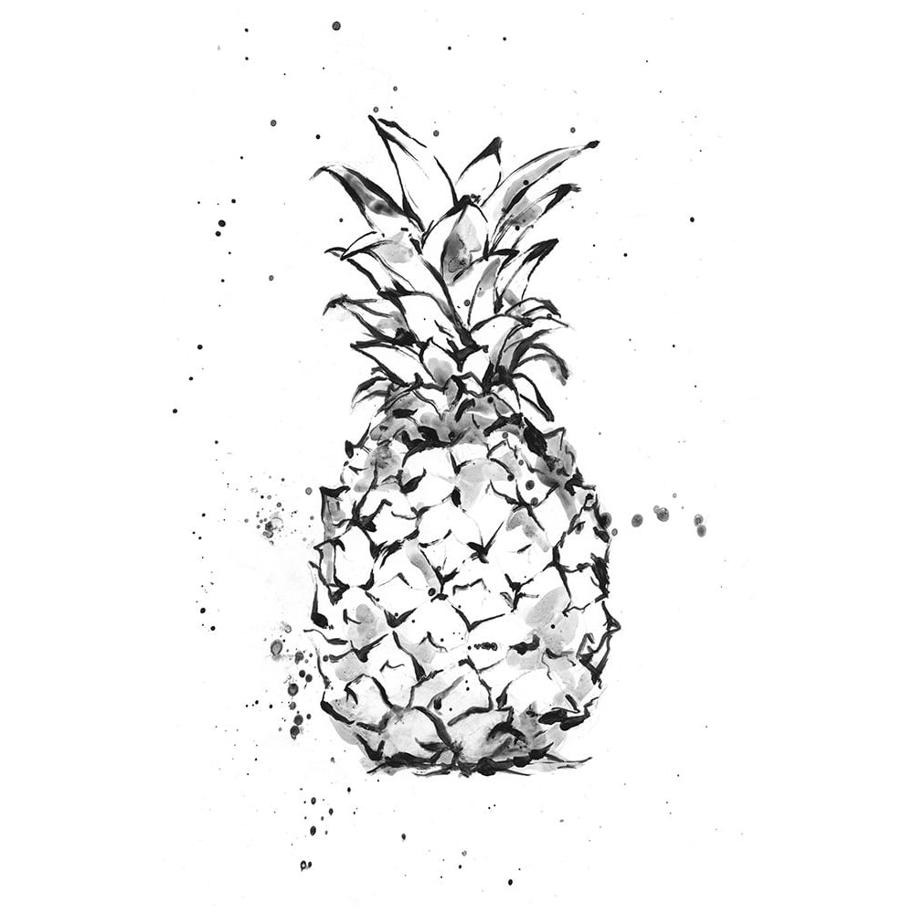 Pineapple Ink Study I Poster Print - Ethan Harper-VARPDX128825Z Image 1