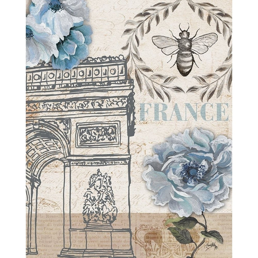 Paris Bee II Poster Print by Elizabeth Medley-VARPDX12882F Image 1