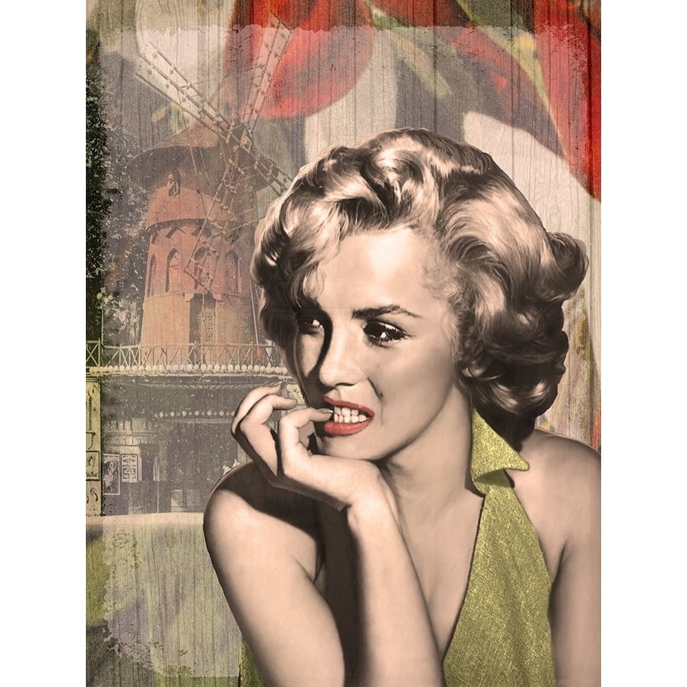 The Thinker Red Lips Poster Print - Chris Consani-VARPDX128900GG Image 1