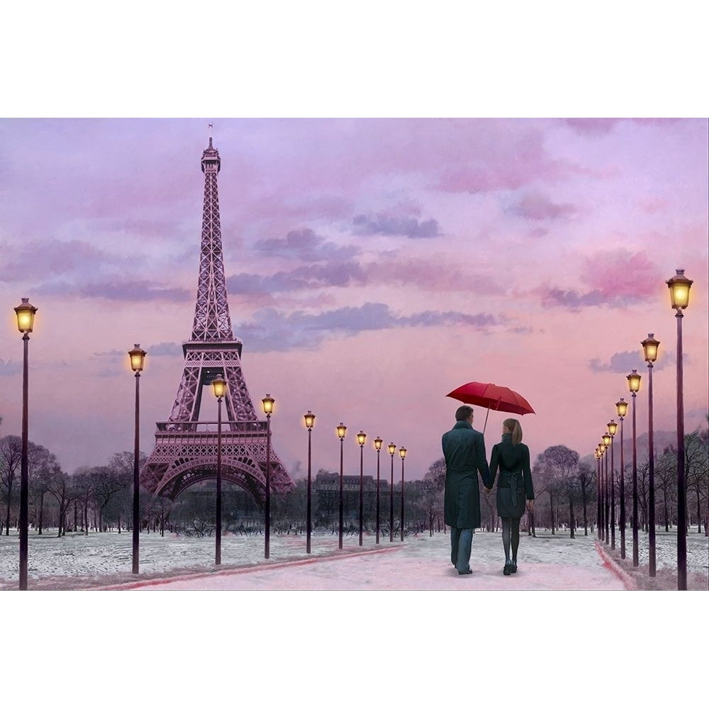 Red Umbrella Poster Print - Chris Consani-VARPDX128906GG Image 1