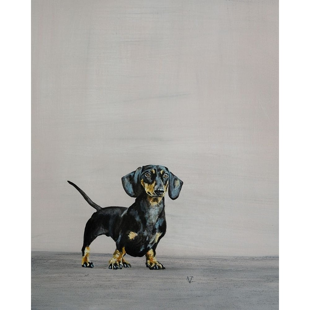 Black and Tan Poster Print - Victoria Coleman-VARPDX129045GG Image 1