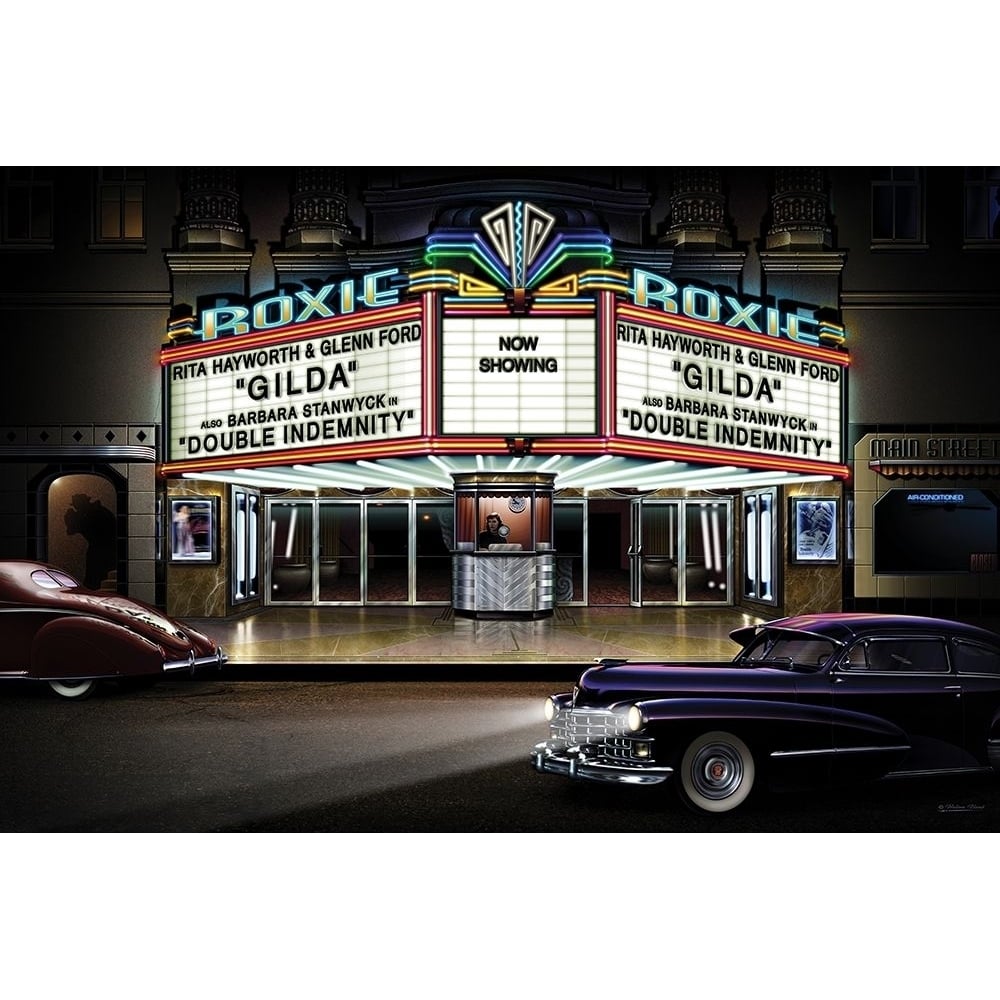 Diners and Cars I Poster Print - Helen Flint-VARPDX129063GG Image 1