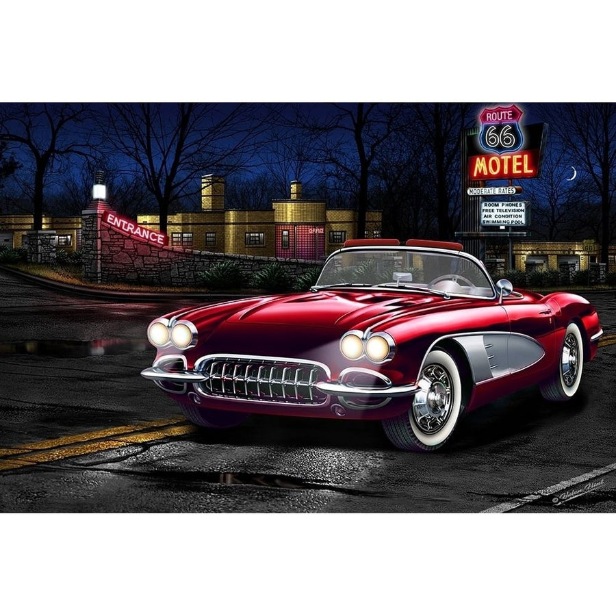 Diners and Cars V Poster Print - Helen Flint-VARPDX129067GG Image 1