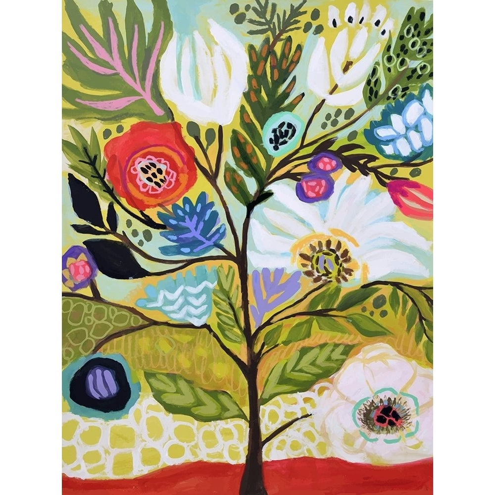 Flower Tree I Poster Print - Karen Fields-VARPDX129128GG Image 1