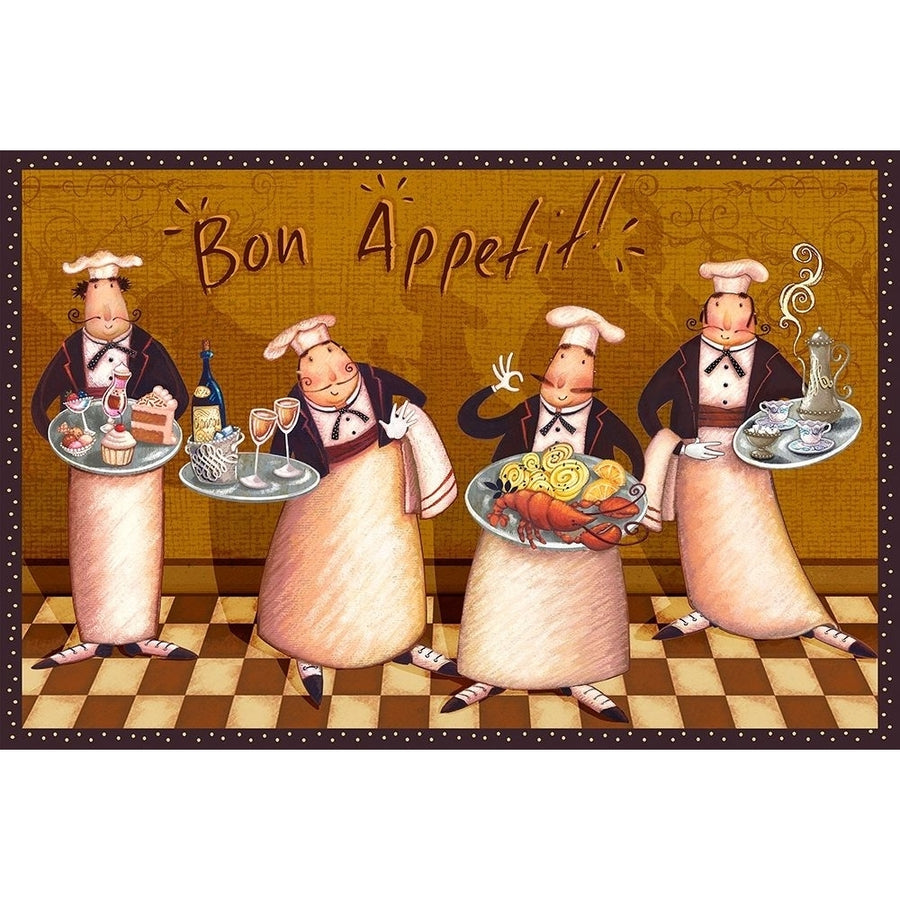 Chefs Bon Appetit V Poster Print - Viv Eisner-VARPDX129315D Image 1