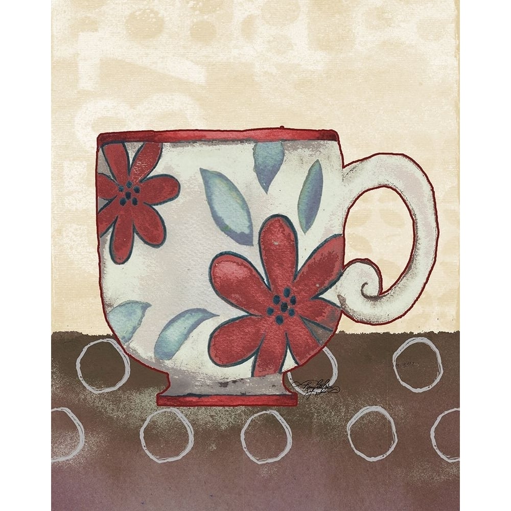 Spring Into Coffee II Poster Print by Mary Beth Baker-VARPDX12960J Image 1