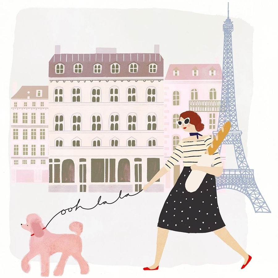 Paris People I Poster Print - Victoria Borges-VARPDX129672D Image 1