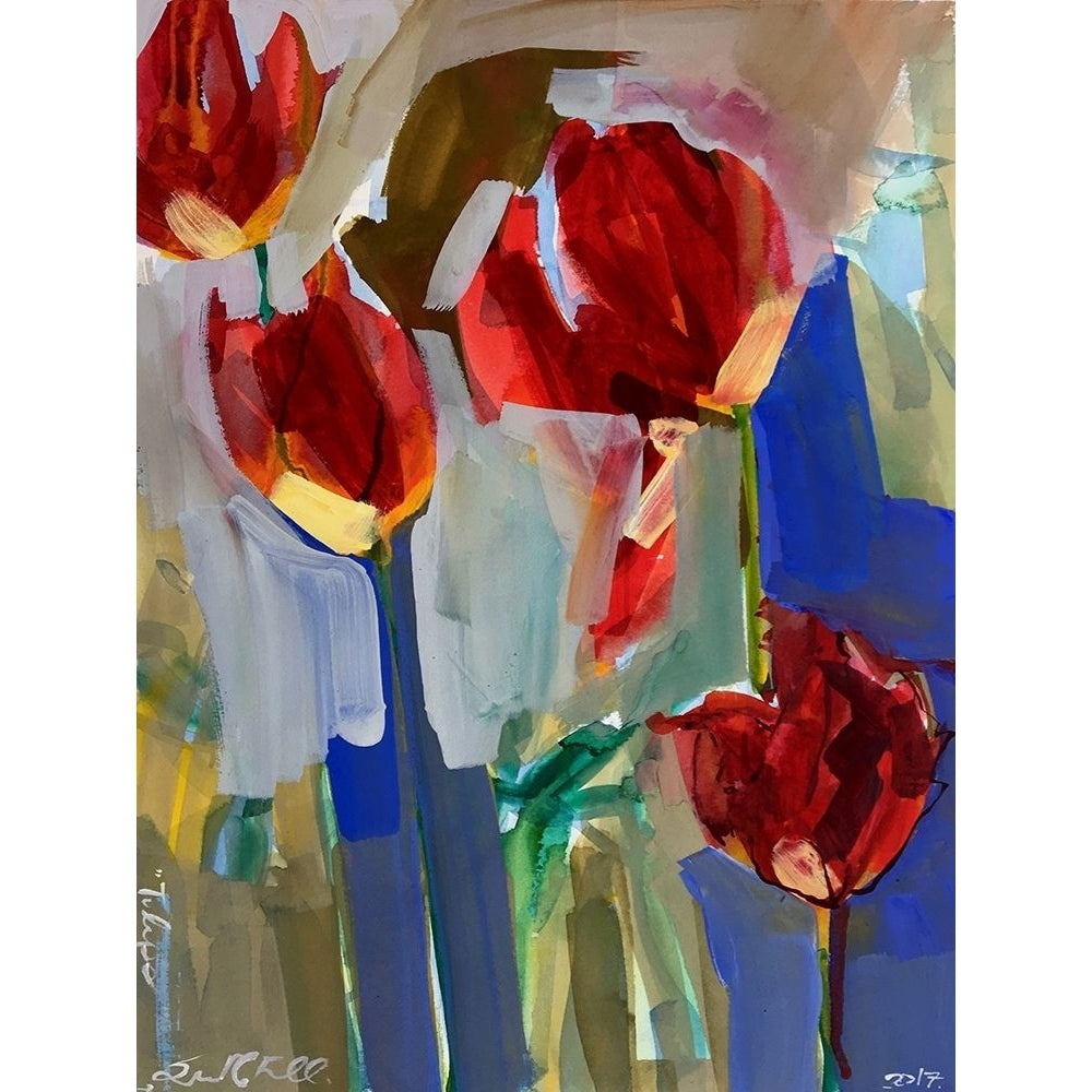 Painterly Tulips I Poster Print - Erin McGee Ferrell-VARPDX129752GG Image 1