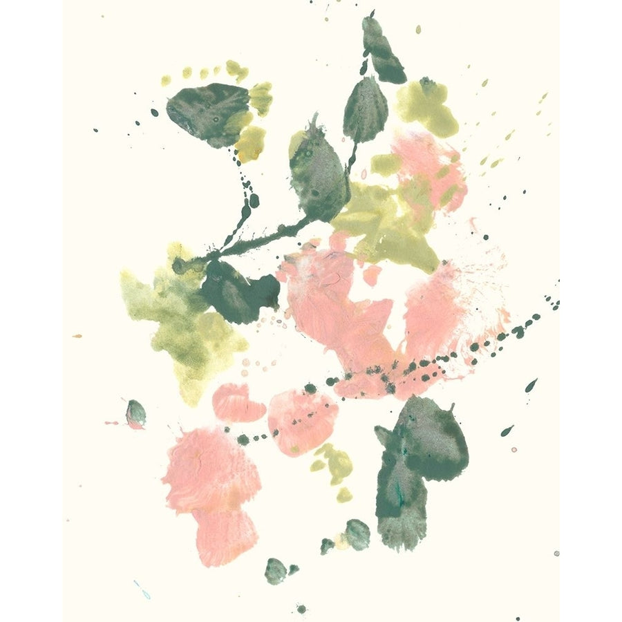 Blush and Olive Splash II Poster Print - Jennifer Goldberger-VARPDX129943FN Image 1