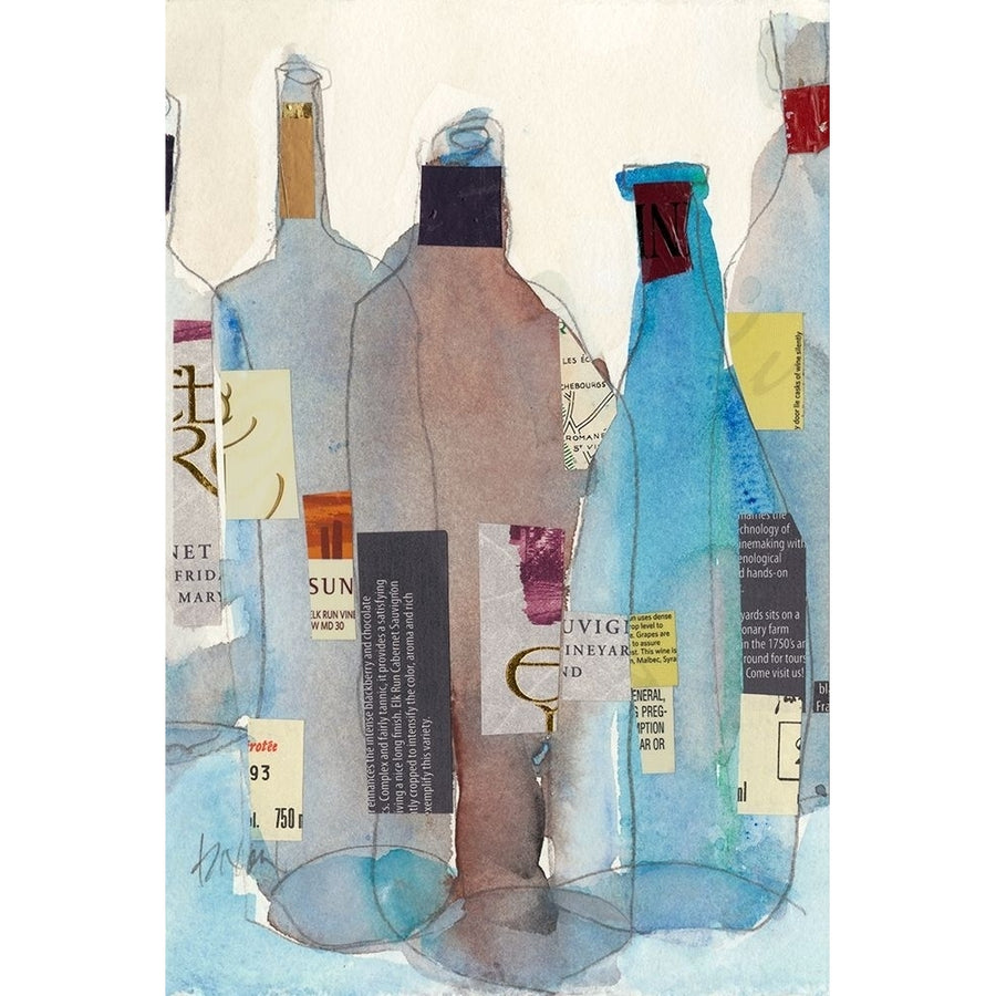 The Wine Bottles I Poster Print - Samuel Dixon-VARPDX130249GG Image 1