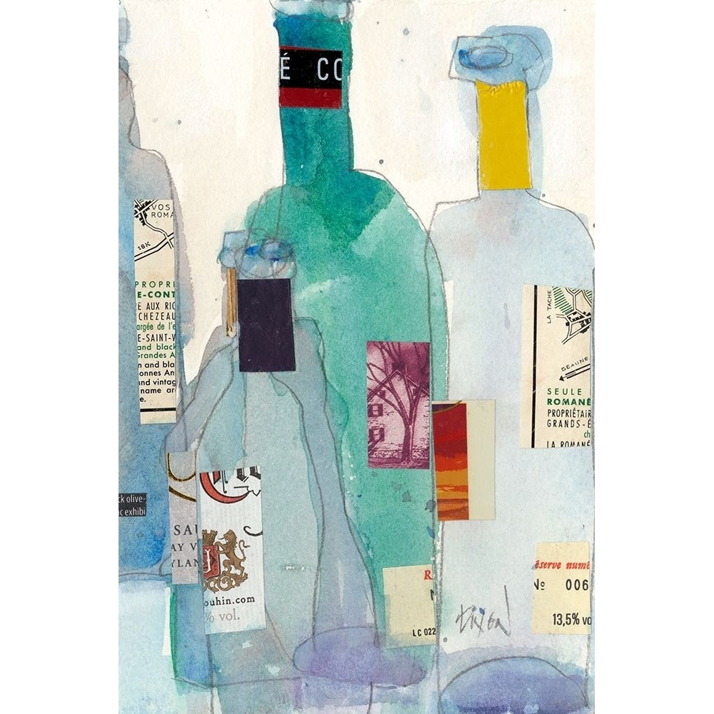 The Wine Bottles II Poster Print - Samuel Dixon-VARPDX130250GG Image 1