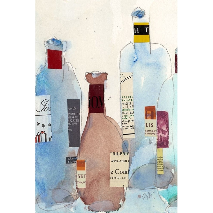 The Wine Bottles IV Poster Print - Samuel Dixon-VARPDX130252GG Image 1