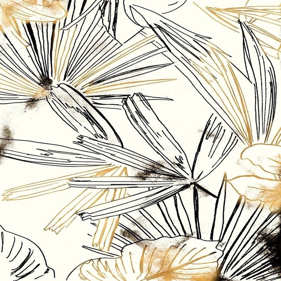 Selva Black And Gold Sketch I by Patricia Pinto-VARPDX13095M Image 1