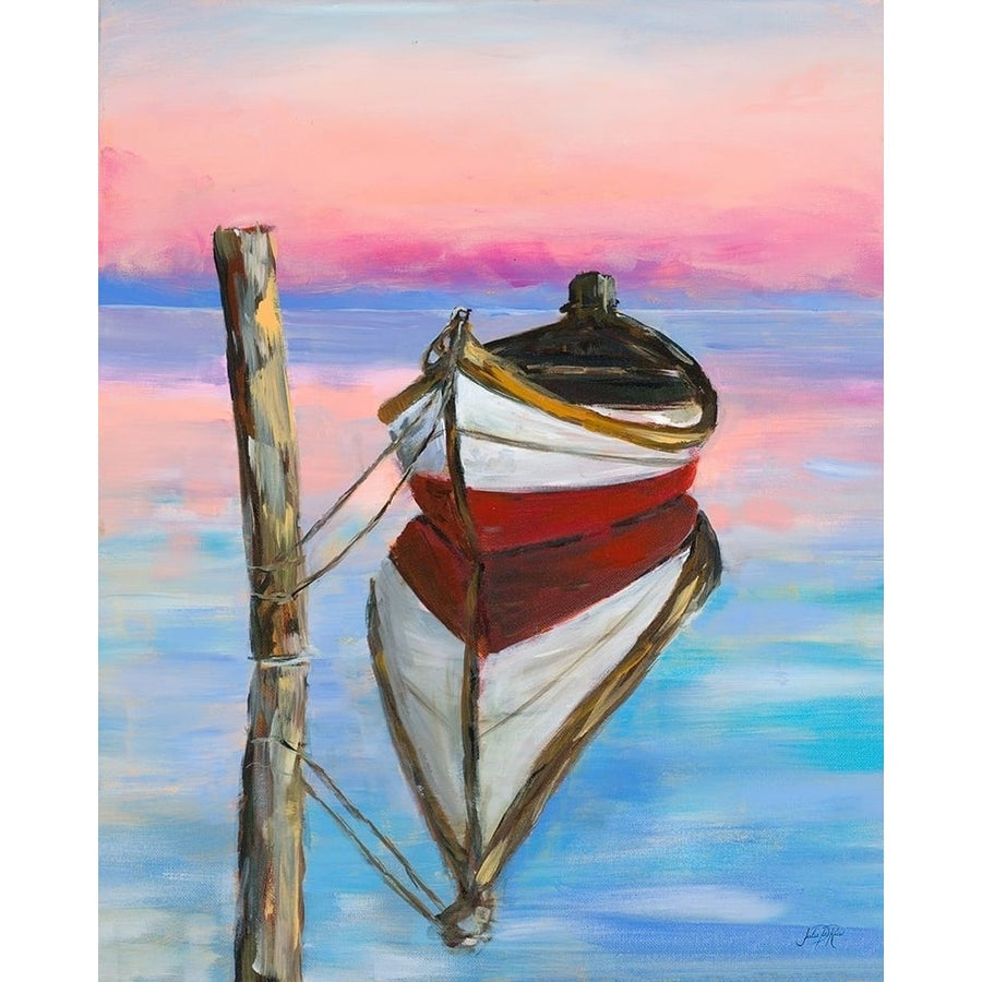 Canoe Reflection Poster Print by Julie DeRice-VARPDX13180RB Image 1