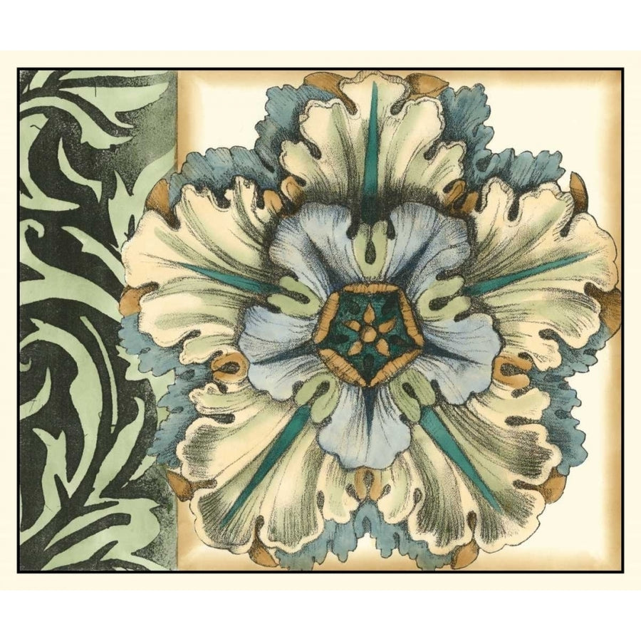 Panelled Rosette I Poster Print - Jennifer Goldberger-VARPDX13194Z Image 1