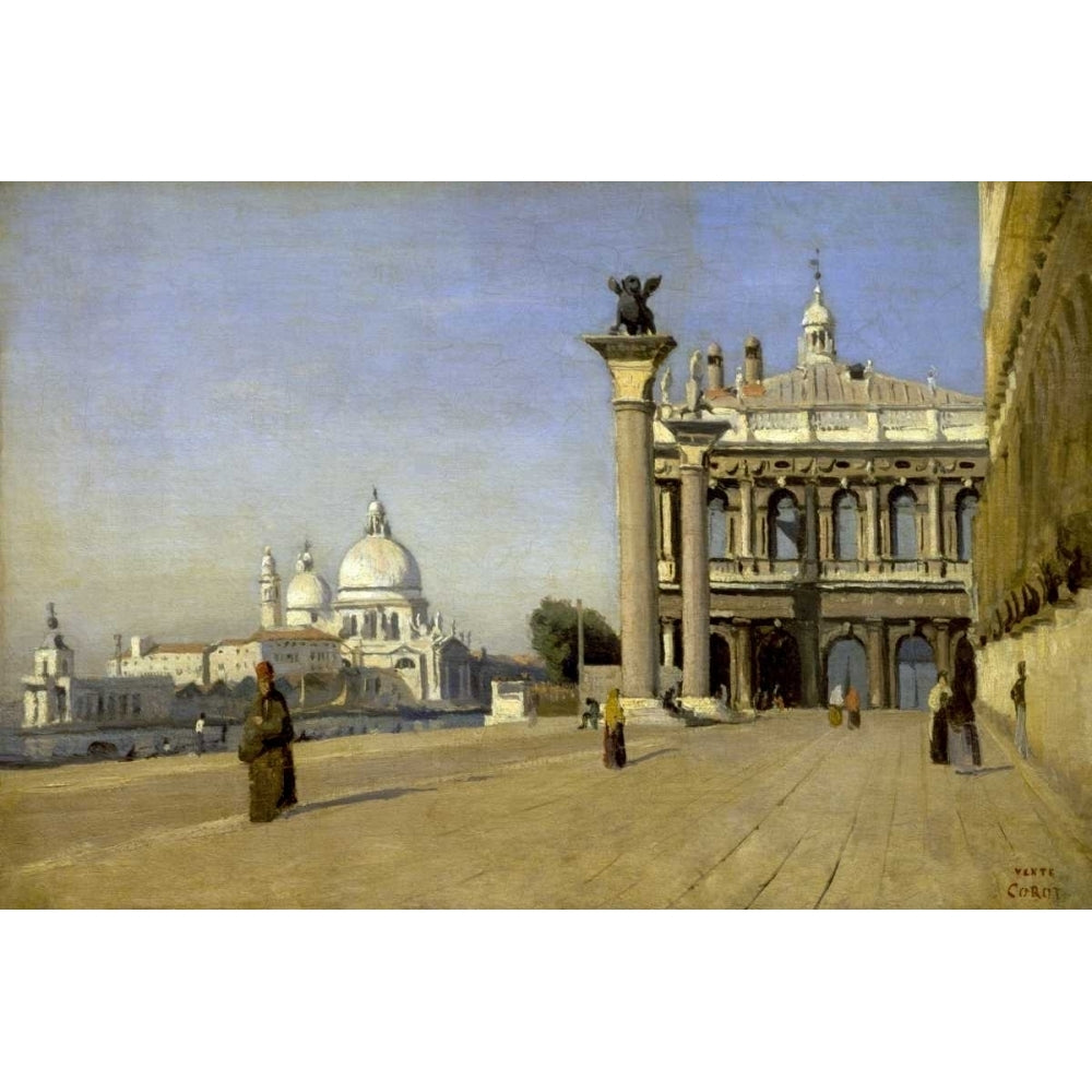 Morning in Venice Poster Print by Jean-Baptiste-Camille Corot-VARPDX132054 Image 1