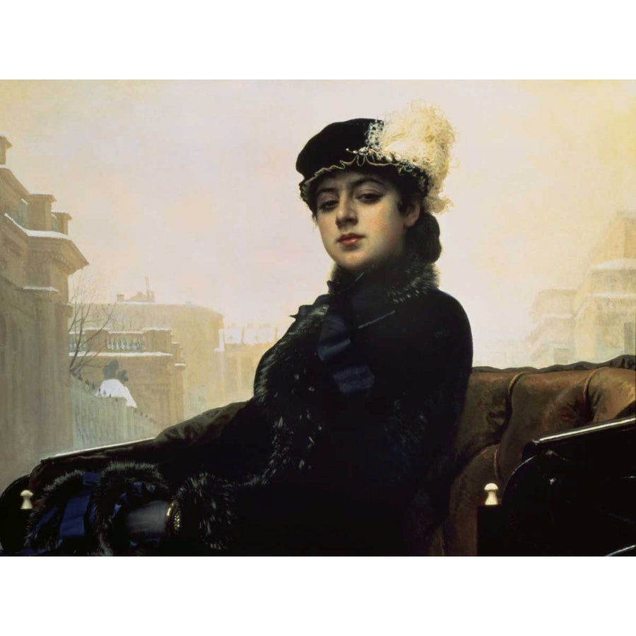 Portrait of an Unknown Woman Poster Print by Ivan Kramskoj-VARPDX132051 Image 1