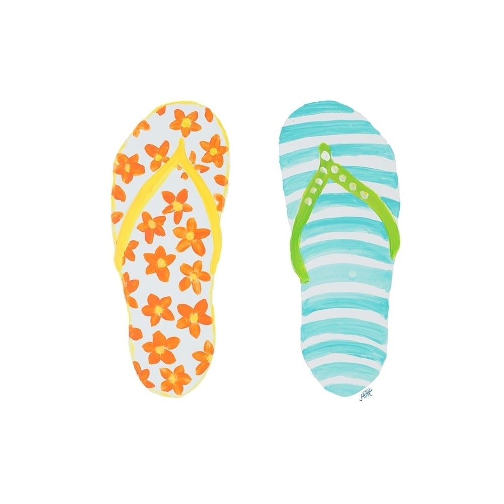 Beach Toes I Poster Print by Julie DeRice-VARPDX13213 Image 1