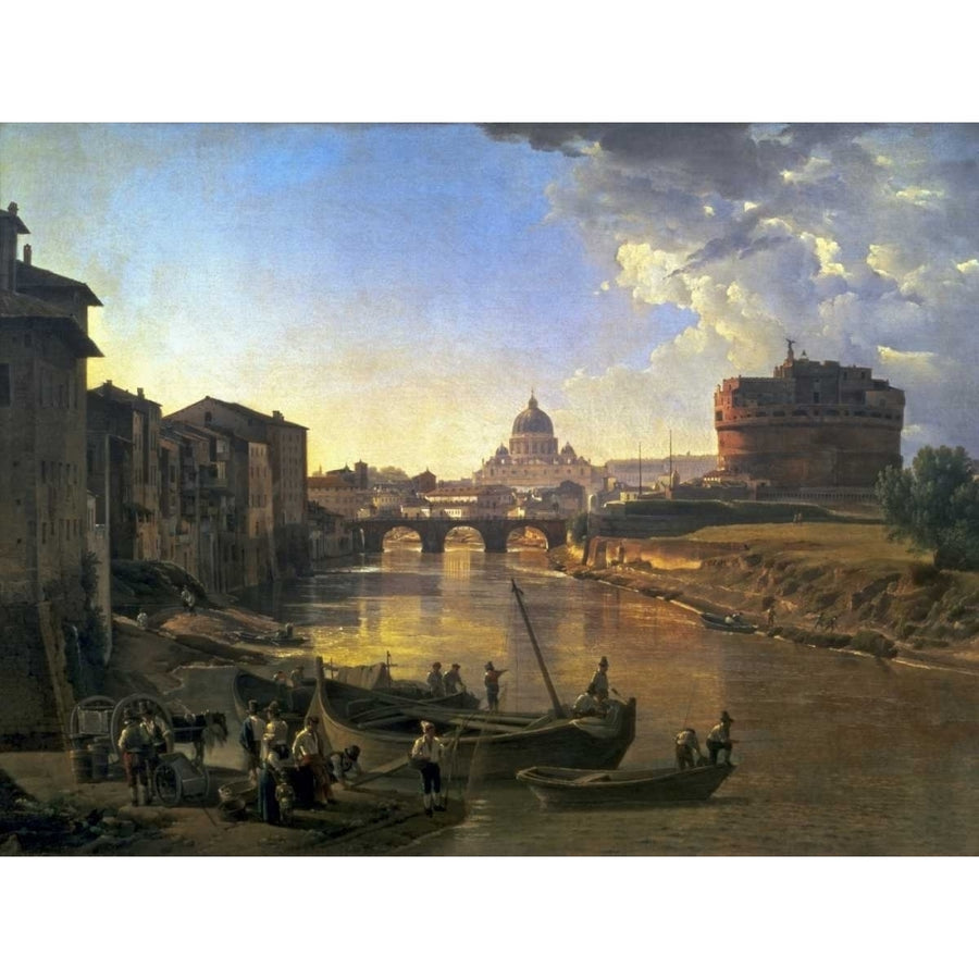 Rome Castel SantAngelo 1823 Poster Print by Silvester F. Shchedrin-VARPDX132083 Image 1